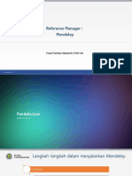 Reference Manager Mendeley