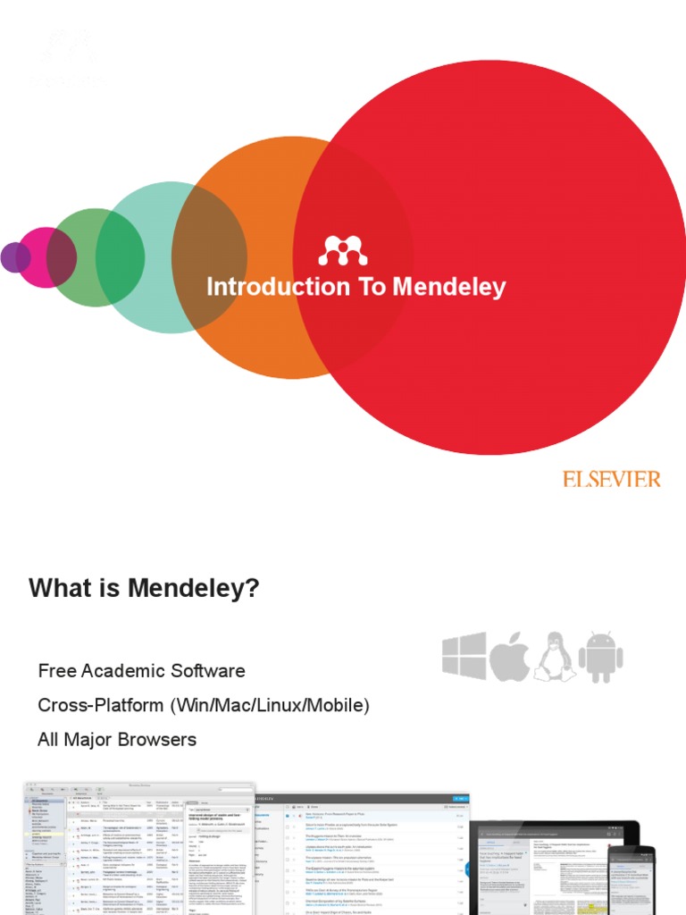Mendeley Presentation | PDF | Computing | Computer Science