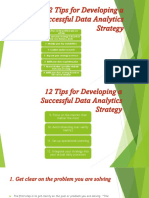 12 Tips Developing Successful Data Analytics Strategy