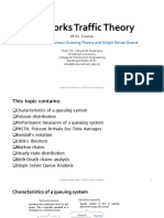 Networks Traffic Theory: Lecture 2: Elementary Queuing Theory and Single Server Queue