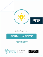 Chemistry Formula Booklet J