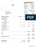 Pay Slip Components: Australian Concert and Entertainment Security Pty LTD