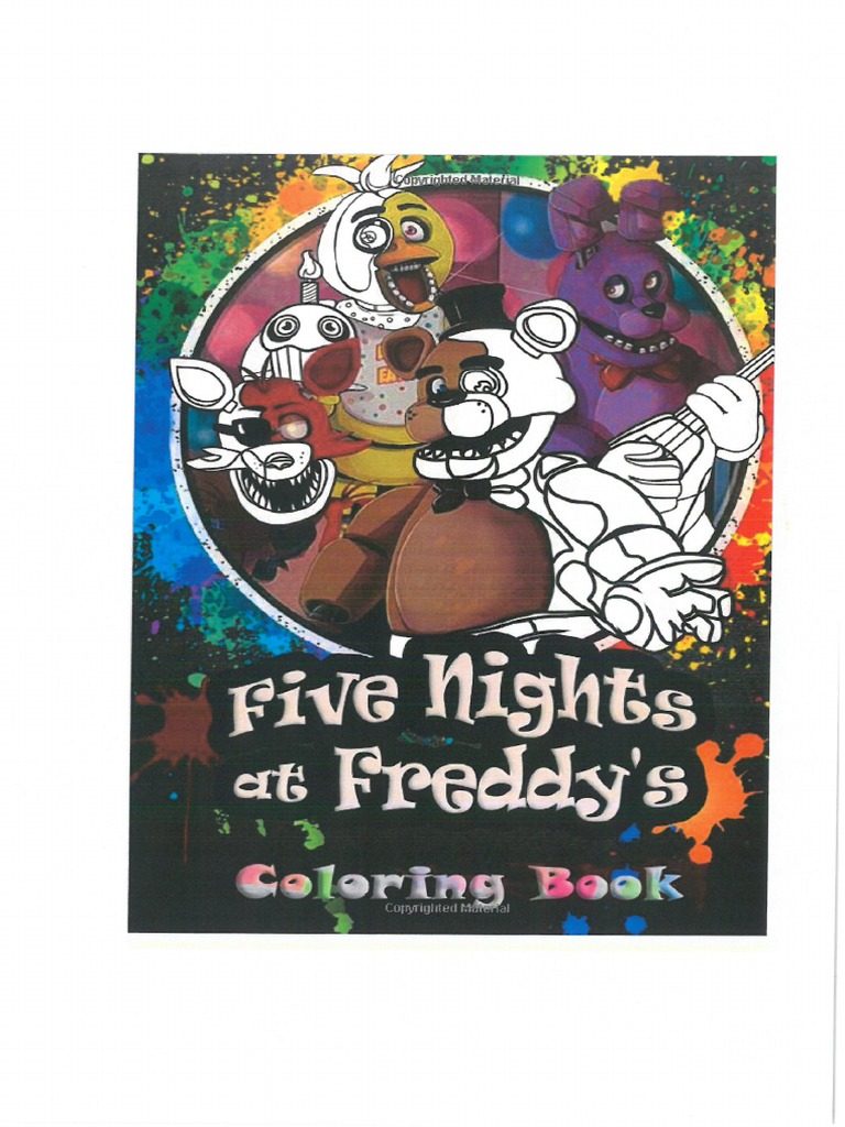 Fnaf Coloring Book PDF