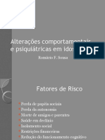 Alterações Comportamentais e Psiquiátricas em Idosos