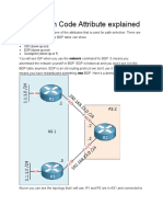 BGP Origin Code Attribute Explained