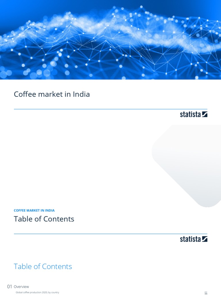Coffee Market in India PDF Coffee Coffeehouse