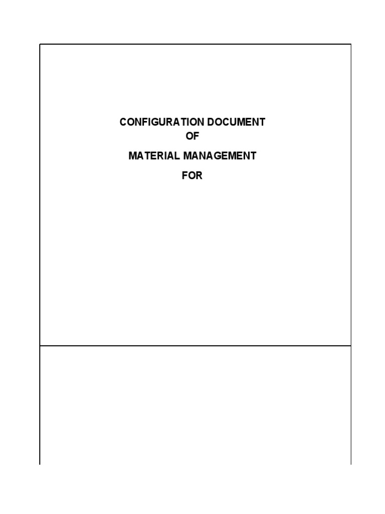 MM Standard Configuration, PDF, Screw