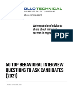 50 Top Behavioral Interview Questions To Ask Candidates (2022)