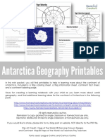Antarctica Geography Printables
