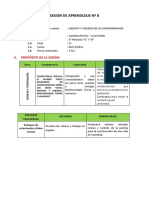 SESIÓN 8 CIENCIA Y TECNOLOGÍA