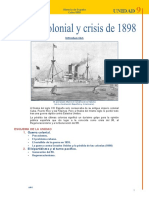 UD 9. Guerra Colonial y Crisis Del 98. TEMA. 2020