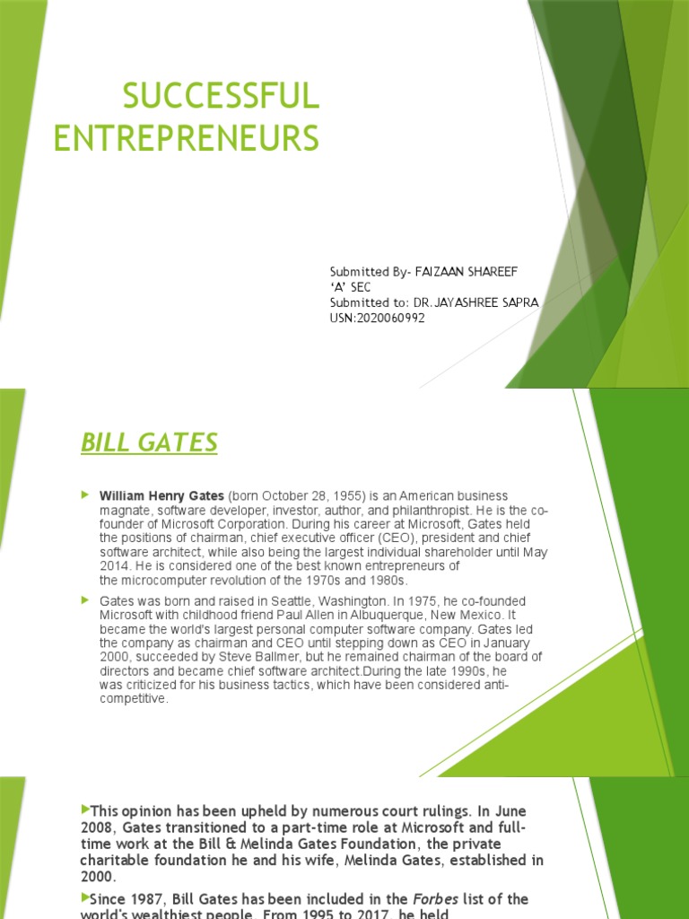 Inspiring Lessons From Top Entrepreneurs Pdf