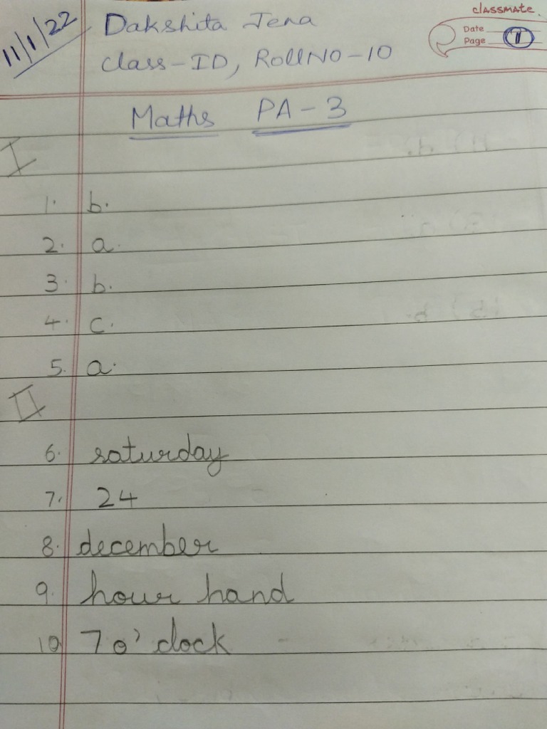 Maths PA 3 | PDF