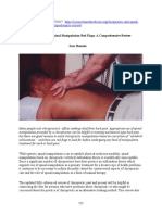 Chiropractic and Spinal Manipulation Red Flags: A Comprehensive Review Sam Homola