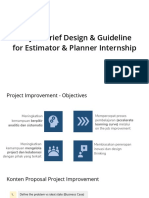 Project Brief Design & Guideline For E&P Internship (UTS)