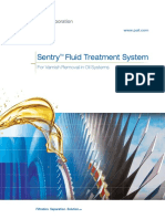 Sentry Fluid Treatment System: For Varnish Removal in Oil Systems