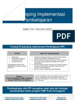 Pendamping Implementasi Pembelajaran SMK PK 2022