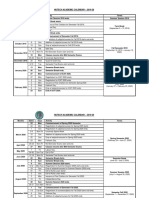 Academic Calendar 2019 2020