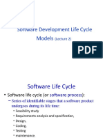 Software Development Life Cycle Models: (Lecture 2)