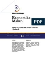 Ekonomika Makro - Modul 4 - Equilibrium Income Model 2 Sektor Bag 2