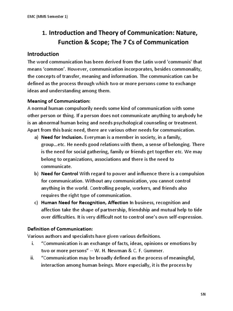 Understanding Communication Essentials | PDF | Communication ...