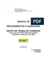 Manual Procedimentos III Correios