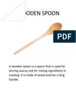 Wooden Spoon: A Cooking Utensil Made of Wood