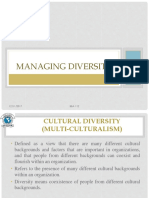 4. Managing diversity