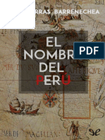 El Nombre Del Perú - Raúl Porras Barrenechea