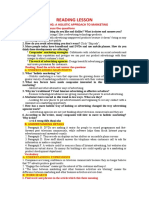 Reading Lesson: Lesson 1: Marketing: A Holistic Approach To Marketing Before You Read: Discuss The Questions