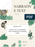 Narrative Text Kls X Semester Genap