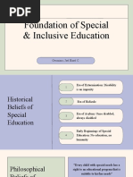 Foundations of Special and Inclusive Education | PDF | Inclusion ...