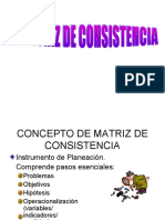 Matriz de Consistencia