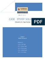 Case Study Solution: Submitted To DR - Sapna Parashar