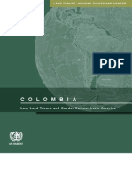 Ley, Tenencia de La Tierra en Latinoamérica. Colombia