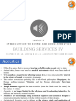 Introduction to Sound and Room Acoustics
