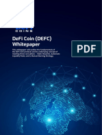 DeFi Coin (DEFC) Whitepaper Outlines Static Rewards, Automatic Liquidity and Burn Strategy