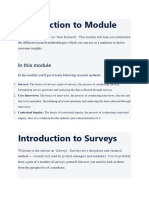 Introduction To Module User Research..