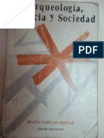 Arqueologìa Ciencia y Sociedad Vargas Iraida