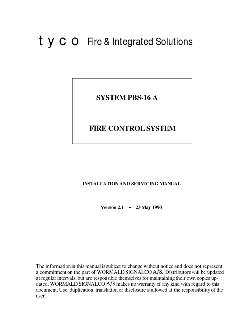 Install & Service Manual PBS16A PDF Input/Output Detector (Radio)