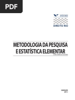 Metodologia_da_Pesquisa e estatística elementar