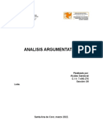 Analisis Argumentativo Alcides Sandoval