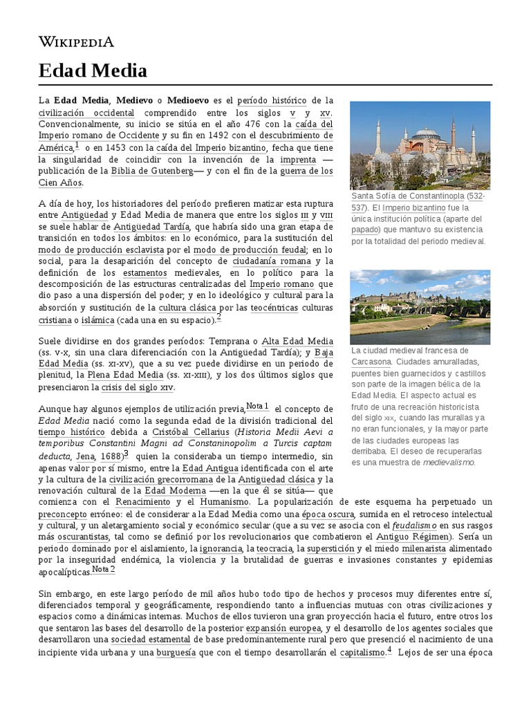 Europa Edad Media PDF Edades medias Pueblos germánicos