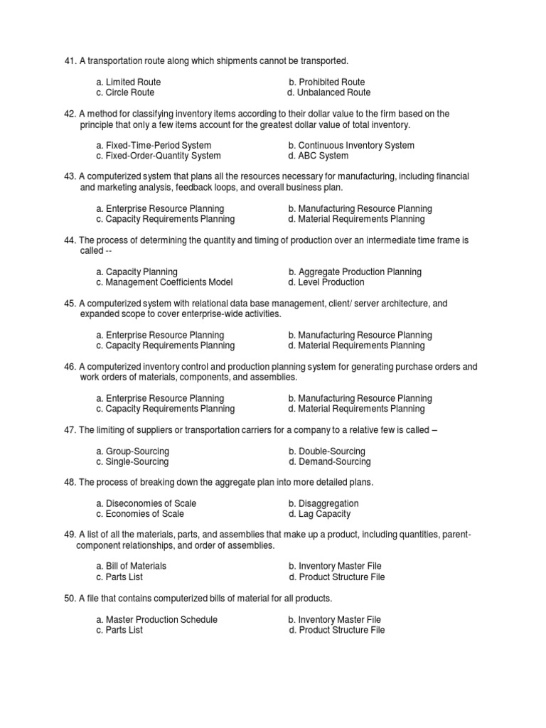 Production Planning and Control | PDF | Cost Of Goods Sold | Inventory