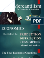 Mercantilism: The Economics of Absolutism