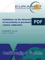 EURAMET Cg-19 V 2.0 Guidelines in Uncertainty Volume 01