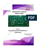 Módulo 3 de Matemáticas sobre Subconjuntos de Números Reales