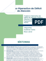 Trastorno Por Deficit de Atencion