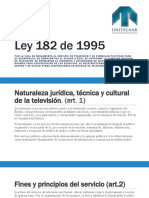 Ley 182 de 1995
