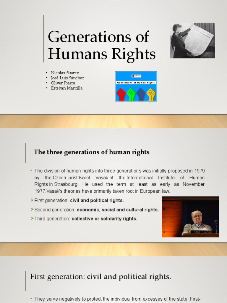 Three Generations of Human Rights | PDF